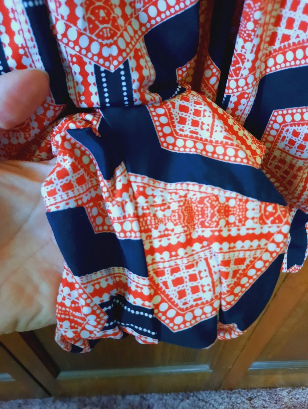 T-Bags Of Los Angeles Geometric Sleeveless Shorts Romper Pockets Size Large - Picture 9 of 16